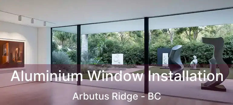  Aluminium Window Installation Arbutus Ridge - BC