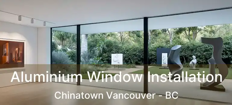  Aluminium Window Installation Chinatown Vancouver - BC