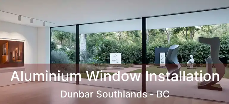  Aluminium Window Installation Dunbar Southlands - BC