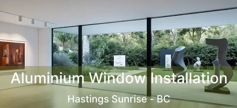  Aluminium Window Installation Hastings Sunrise - BC