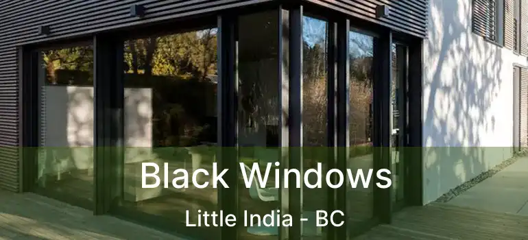  Black Windows Little India - BC