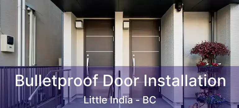  Bulletproof Door Installation Little India - BC