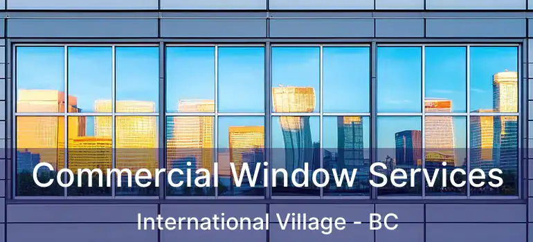  Commercial Window Services International Village - BC