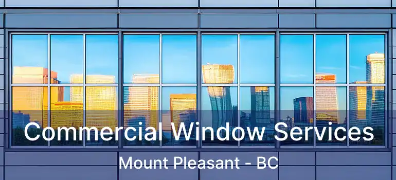  Commercial Window Services Mount Pleasant - BC