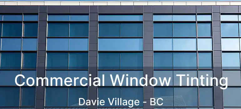  Commercial Window Tinting Davie Village - BC