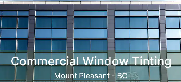  Commercial Window Tinting Mount Pleasant - BC