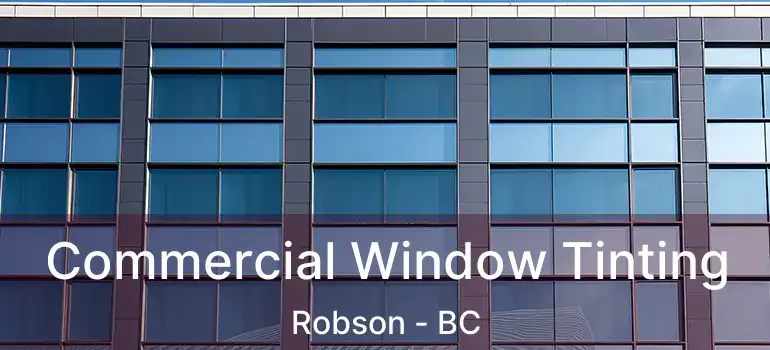  Commercial Window Tinting Robson - BC