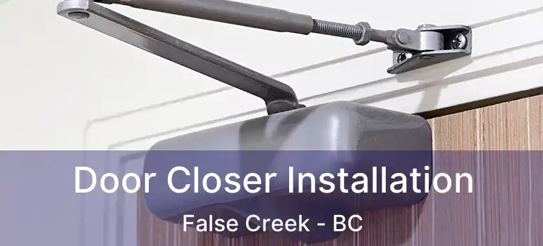  Door Closer Installation False Creek - BC