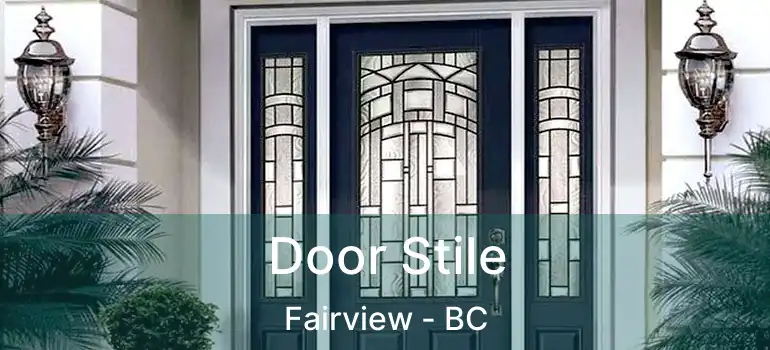 Door Stile Fairview - BC