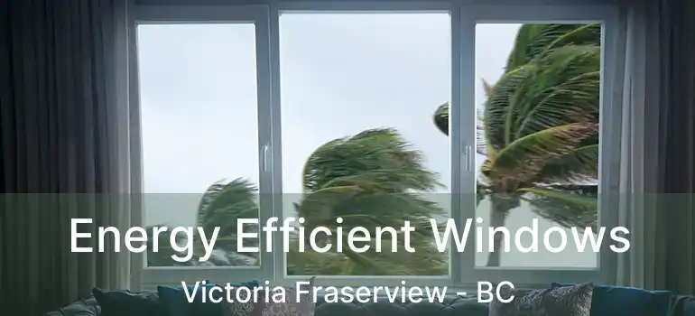  Energy Efficient Windows Victoria Fraserview - BC