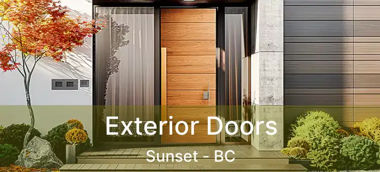  Exterior Doors Sunset - BC