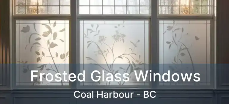  Frosted Glass Windows Coal Harbour - BC
