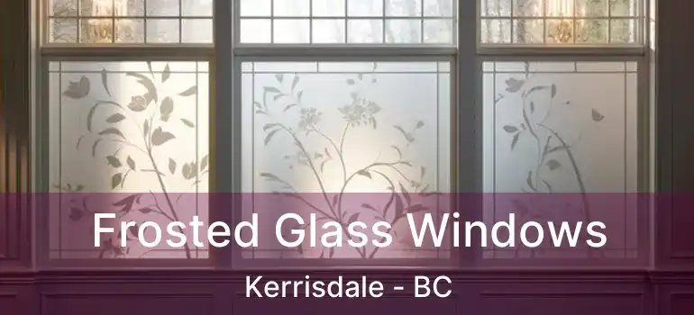  Frosted Glass Windows Kerrisdale - BC