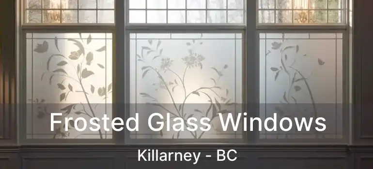  Frosted Glass Windows Killarney - BC