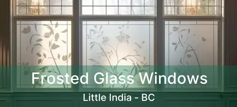  Frosted Glass Windows Little India - BC