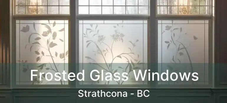  Frosted Glass Windows Strathcona - BC