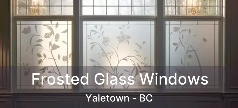 Frosted Glass Windows Yaletown - BC