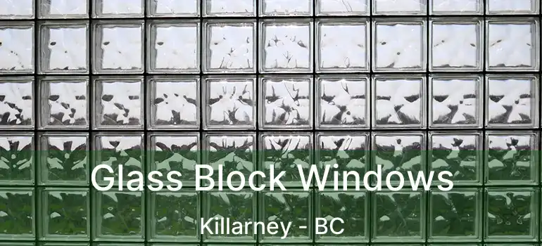  Glass Block Windows Killarney - BC