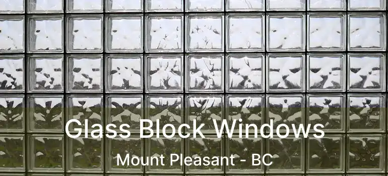 Glass Block Windows Mount Pleasant - BC