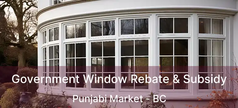  Government Window Rebate & Subsidy Punjabi Market - BC
