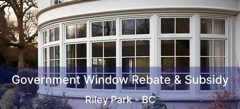  Government Window Rebate & Subsidy Riley Park - BC