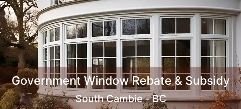  Government Window Rebate & Subsidy South Cambie - BC