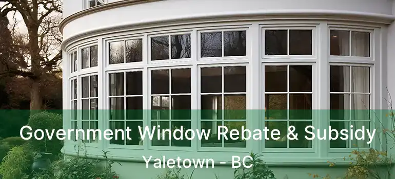  Government Window Rebate & Subsidy Yaletown - BC