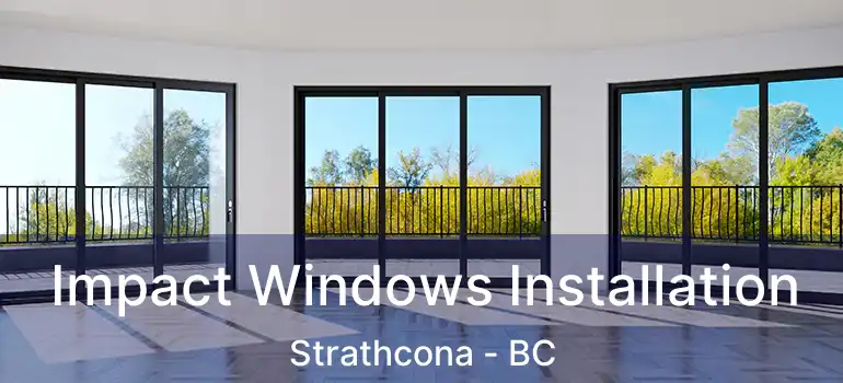  Impact Windows Installation Strathcona - BC