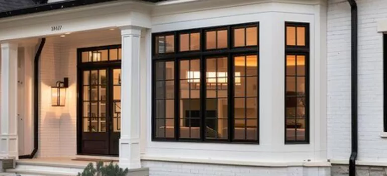 Black Windows For House in Kerrisdale, BC