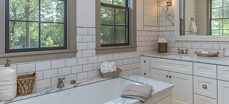 Bathroom Windows Privacy Glass in Kensington Cedar Cottage, BC
