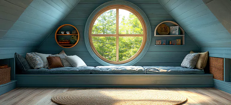 Custom Round Windows in Greektown Vancouver, British Columbia