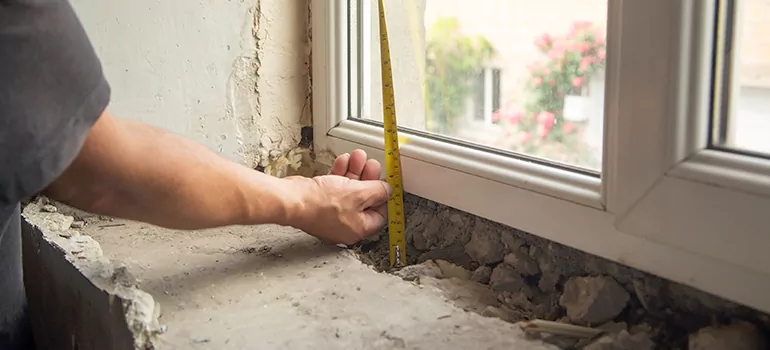 Window Sill Without Apron in Kensington Cedar Cottage, BC