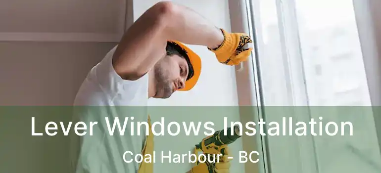  Lever Windows Installation Coal Harbour - BC