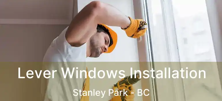  Lever Windows Installation Stanley Park - BC