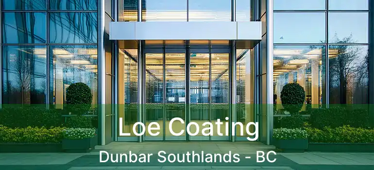  Loe Coating Dunbar Southlands - BC