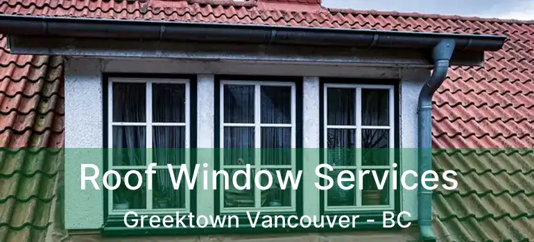  Roof Window Services Greektown Vancouver - BC