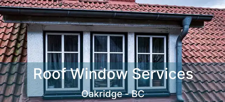  Roof Window Services Oakridge - BC