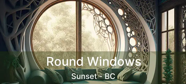  Round Windows Sunset - BC