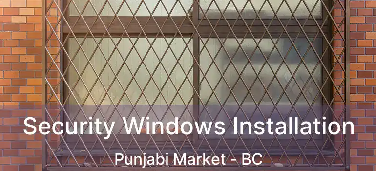  Security Windows Installation Punjabi Market - BC