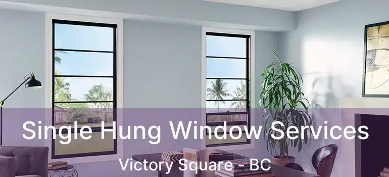  Single Hung Window Services Victory Square - BC
