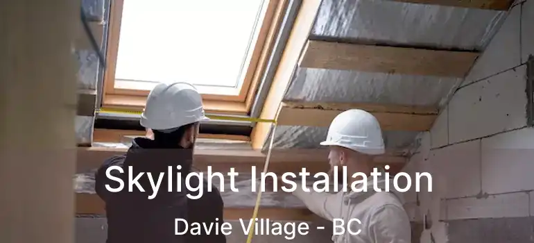  Skylight Installation Davie Village - BC