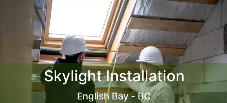  Skylight Installation English Bay - BC