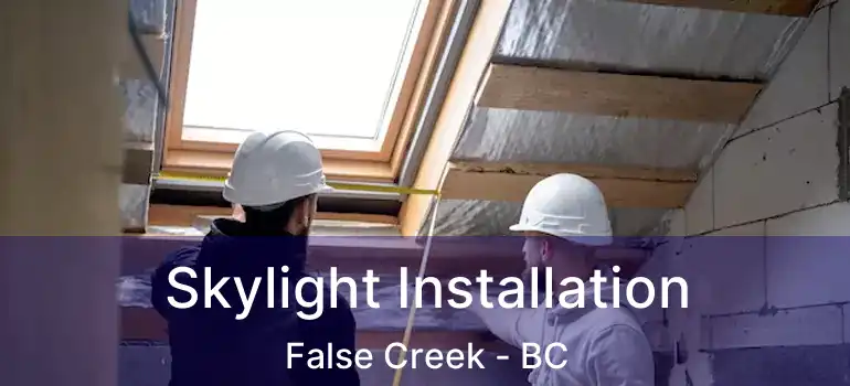  Skylight Installation False Creek - BC