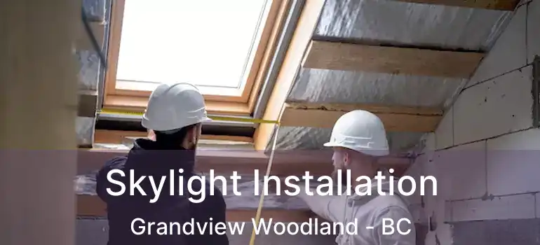  Skylight Installation Grandview Woodland - BC