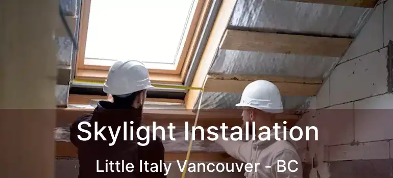  Skylight Installation Little Italy Vancouver - BC