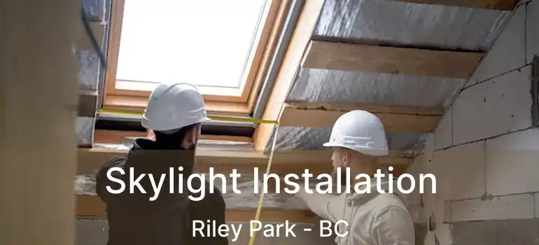  Skylight Installation Riley Park - BC