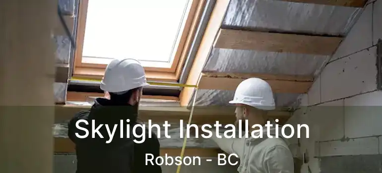  Skylight Installation Robson - BC