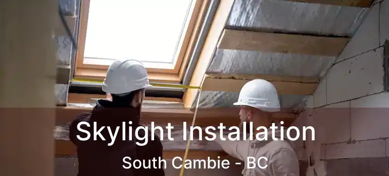  Skylight Installation South Cambie - BC