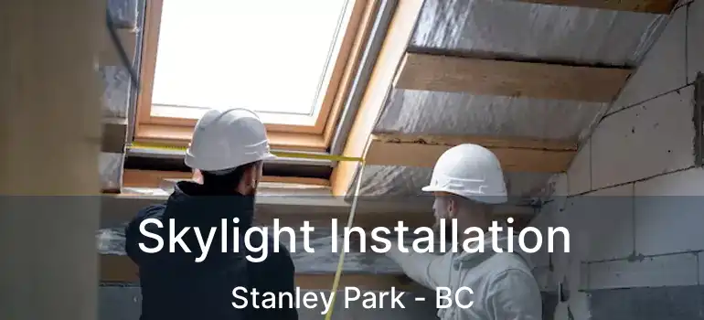  Skylight Installation Stanley Park - BC