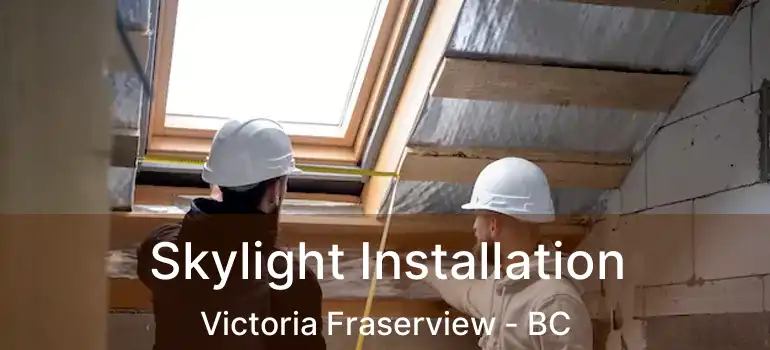  Skylight Installation Victoria Fraserview - BC